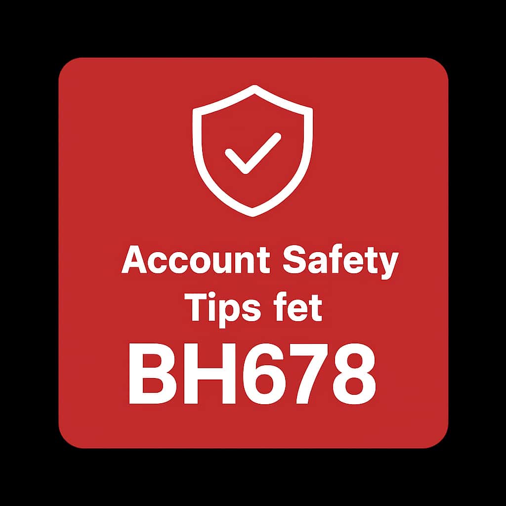 Icon representing Account Safety Tips for BH678.