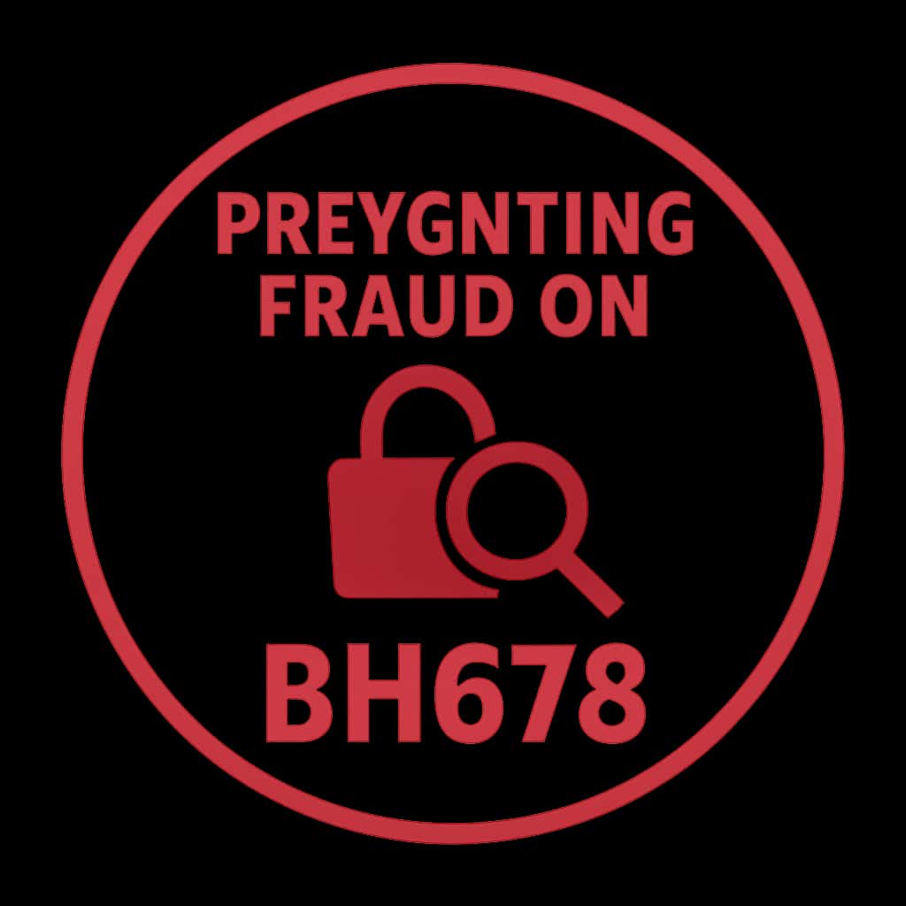 Badge illustrating fraud prevention for BH678.