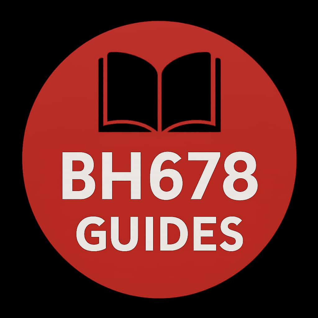 A badge design symbolizing BH678 Guides.