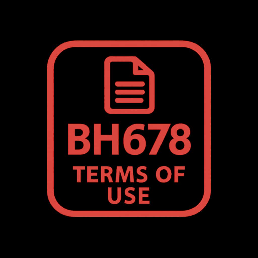 Icon representing BH678 Terms of Use.