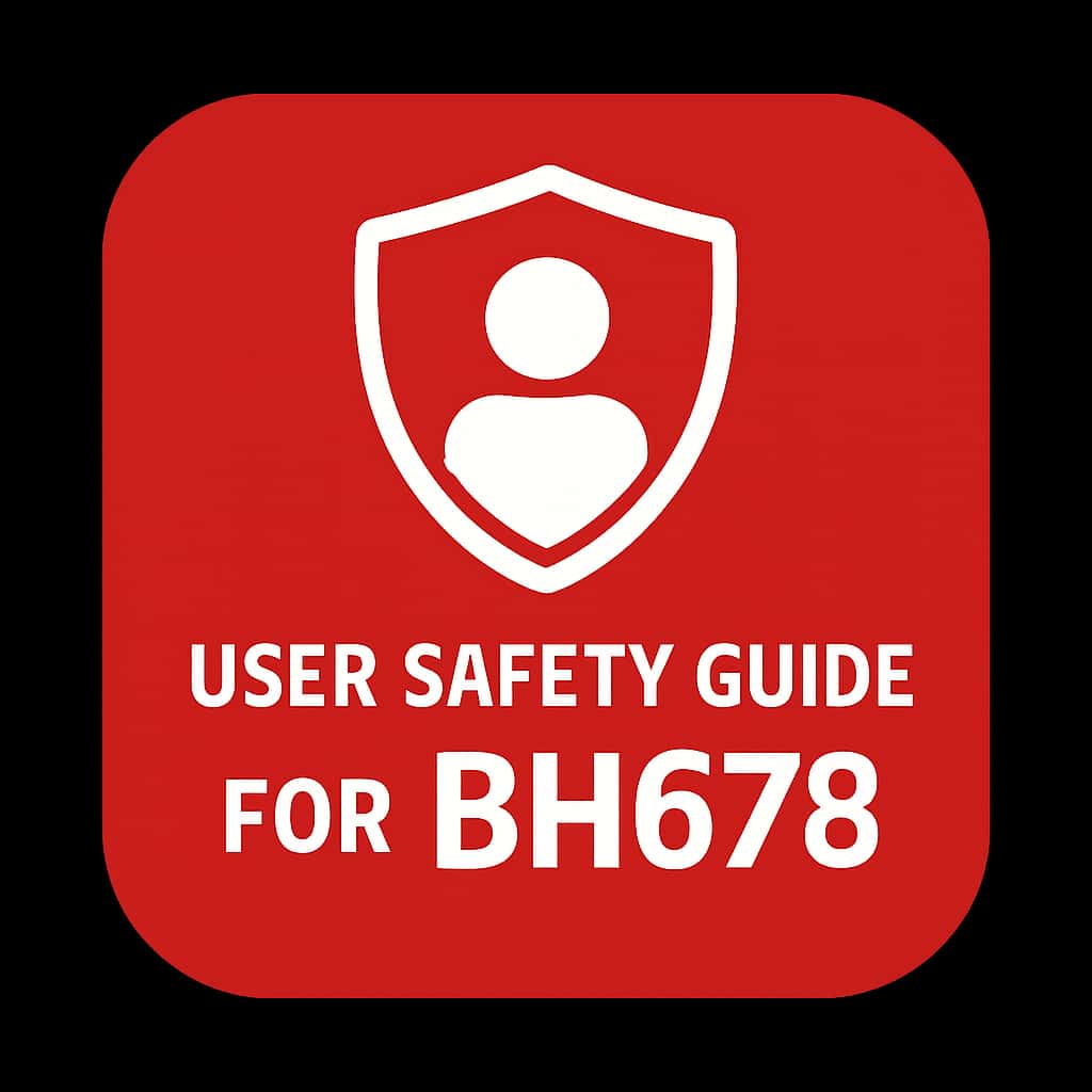 An icon representing the User Safety Guide for BH678.
