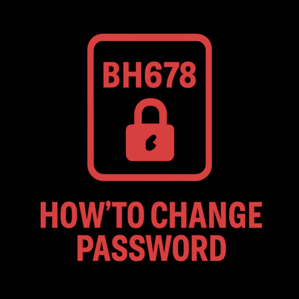 Icon representing BH678 password change guide