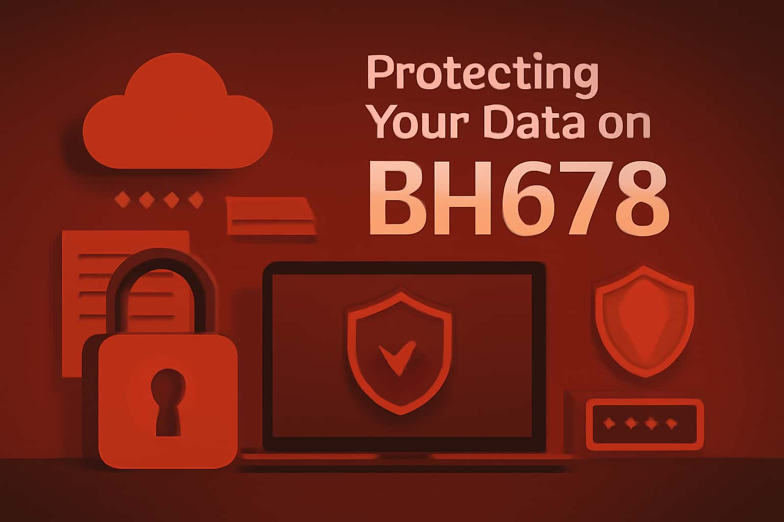An informative scene illustrating data protection strategies for BH678.